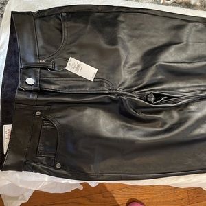 GAP leather pants